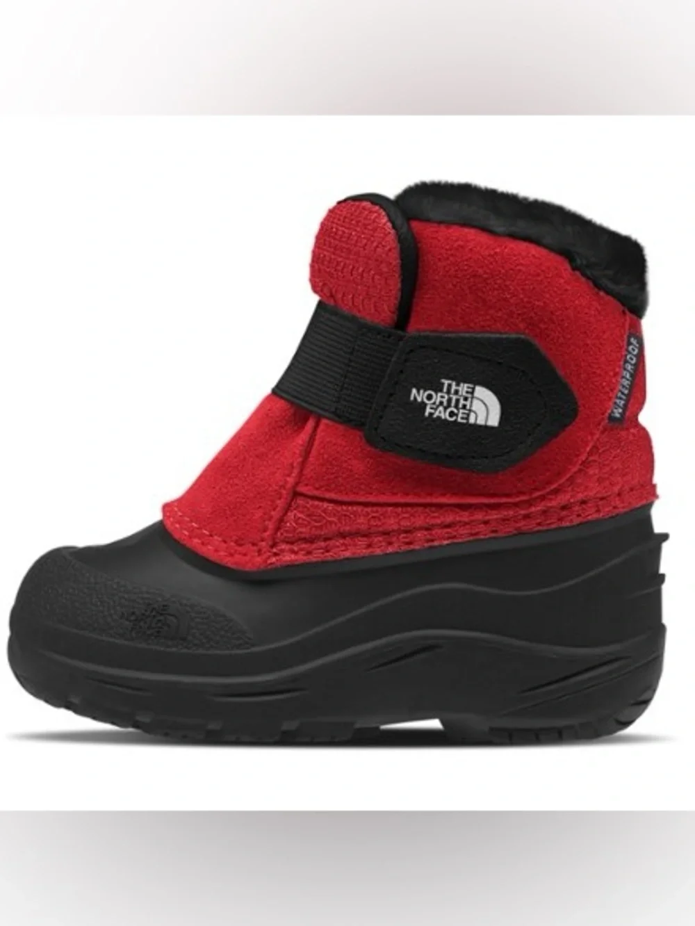 The North Face Kids' Red Insulated Snow Boot Toddler Alpenglow II Size 4